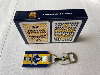 Carte da gioco Hellas Verona + portachiavi