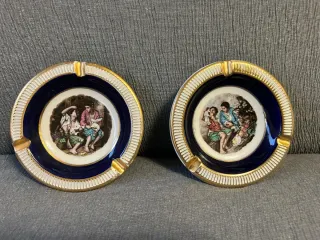 2 Ceniceros Vintage Estilo Francés