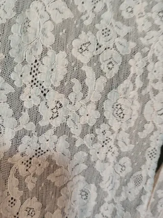 Encaje antiguo Calais francés nuevo