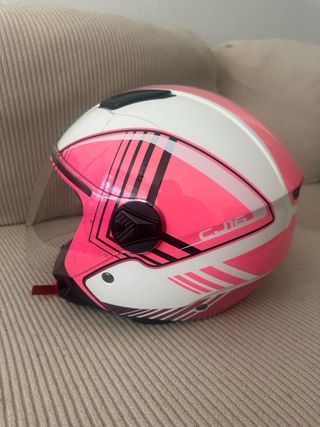 Casco Moto Unik Rosa Pink