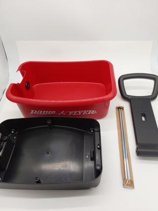 Radio Flyer vagón para Caminar para Empujar y Estirar, vagón de Juguete para Caminar Rojo 2 en 1 para niños pequeños. para niños