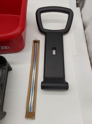 Radio Flyer vagón para Caminar para Empujar y Estirar, vagón de Juguete para Caminar Rojo 2 en 1 para niños pequeños. para niños