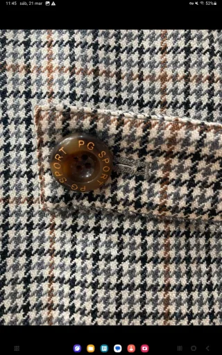 Vestido Purificación García lana cuadros