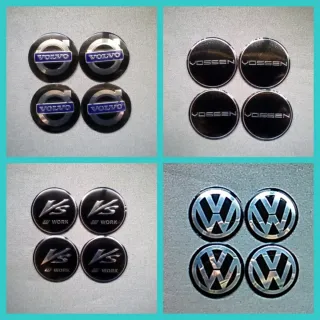 Pegatinas 56mm tapabuje VS work Volkswagen Volvo