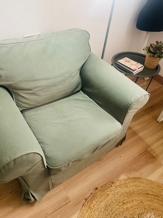 Poltrona Ikea in Tessuto Verde