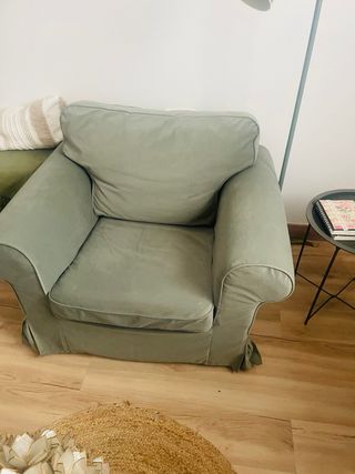 Poltrona Ikea in Tessuto Verde