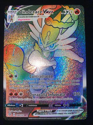 Cinderace VMAX (RCL 194/192) Fragore Ribelle - NM