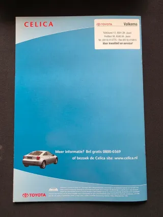 Catálogo Toyota Celica