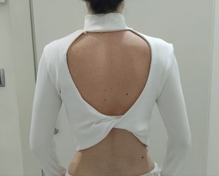 Lote 2 Tops Bershka Espalda Aire Talla S