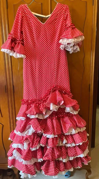 Traje Flamenca Niña Talla S/M