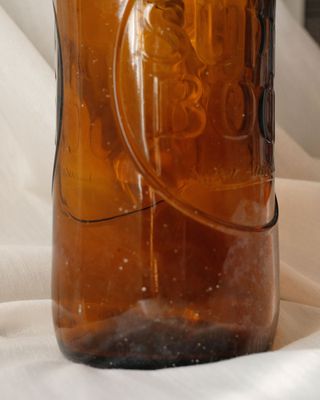 Garrafa Castanha Gravada Super Bock Estilo Vintage