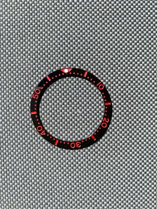 Inserto Bisel Cerámico Rojo Seiko SRPD/SKX