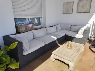 Sofá de jardín exterior