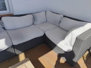 Sofá de jardín exterior