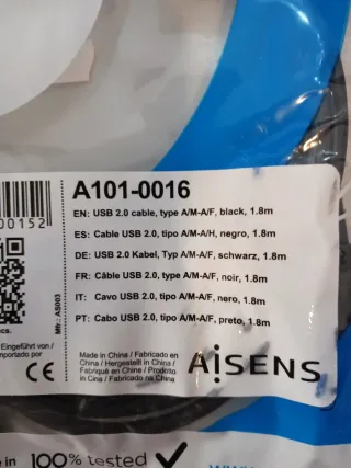 2 Prolongadores USB 1.8m