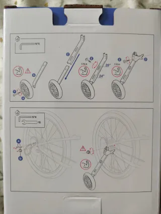 Ruedines de aprendizaje para bicicleta