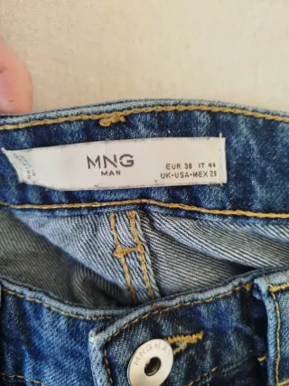 Pantalón skinny hombre azul