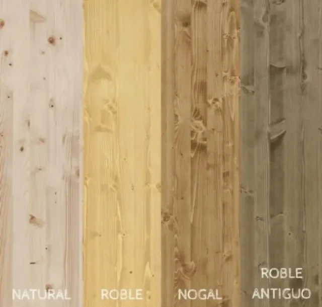 Consola rústica madera y metal