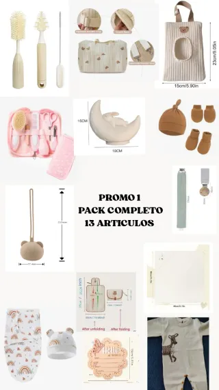 Pack Completo Bebé 13 Artículos