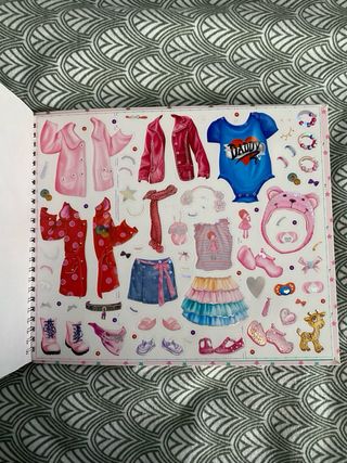 Cuaderno de dibujo Top Model