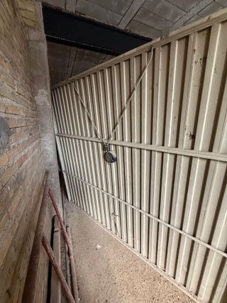 Portón metálico para garaje