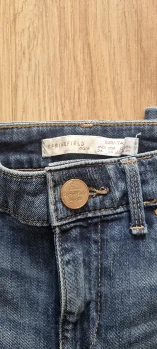 Pantalón vaquero Springfield azul