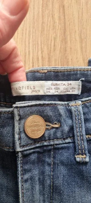 Pantalón vaquero Springfield azul