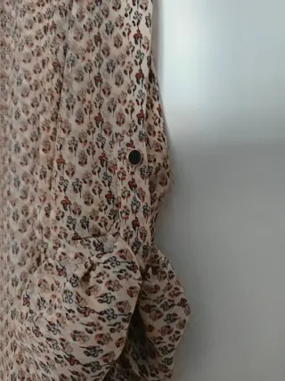 Blusa mujer Viky beige y marrón