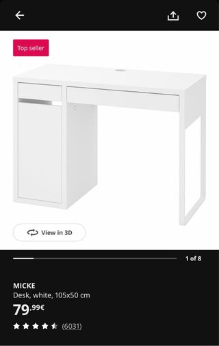 Escritorio / Desk IKEA MICKE