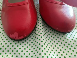 Tacones Flamenca Rojos Talla 28