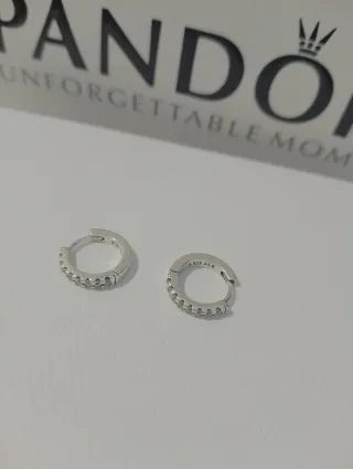 Pendientes Aro Pandora Plata