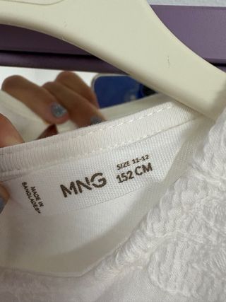 Vestido Verano Mango Blanco