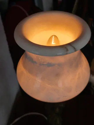 Lámpara de mármol antigua