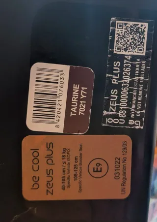 Silla coche Be Cool Zeus Plus