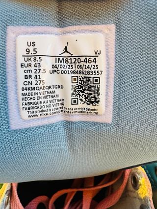 Nike Air Jordan 1 Low Talla 43