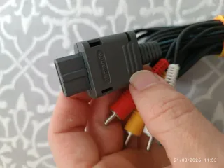 Cable RCA y Cargador Nintendo 64