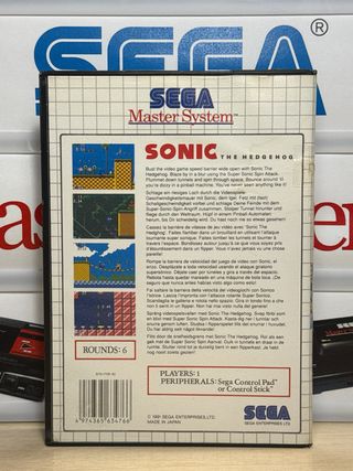 Sonic Master System SEGA
