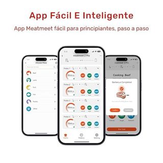 NUEVO Termómetro Carne 4 Sondas WiFi Bluetooth