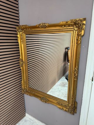 Espejo Dorado Estilo Luis XVI