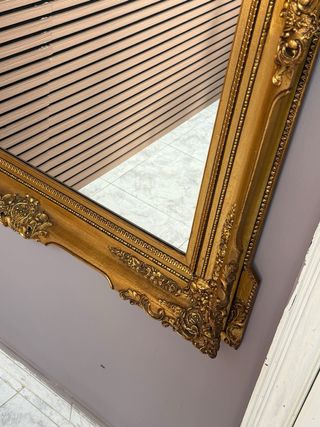 Espejo Dorado Estilo Luis XVI