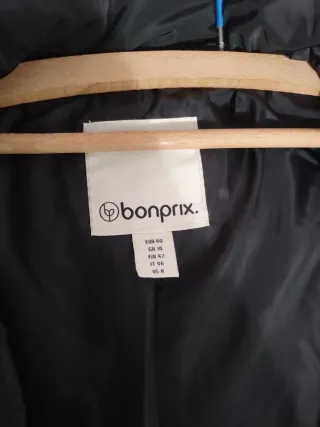 Chaqueta Anorak Bonprix Porteo Negro Gris