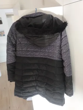 Chaqueta Anorak Bonprix Porteo Negro Gris