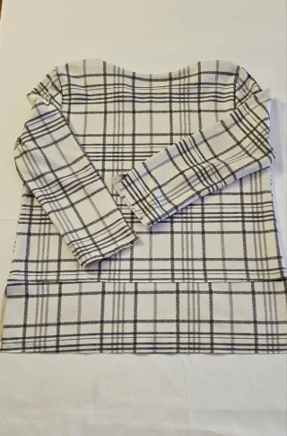 Top de mujer a cuadros