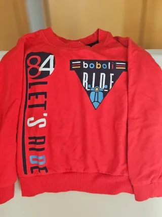 Conjunto deportivo Boboli rojo y azul