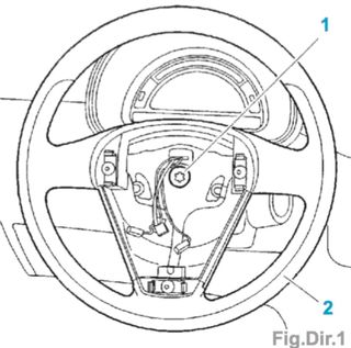 CONTROL DE CRUCERO VOLANTE PSA C2 C3 DESPIECE