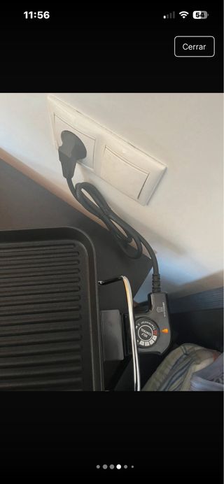 Plancha de asar eléctrica MisterChef,con regalo