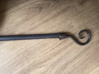 Barra cortina cobre y dorada con anillas incluidas