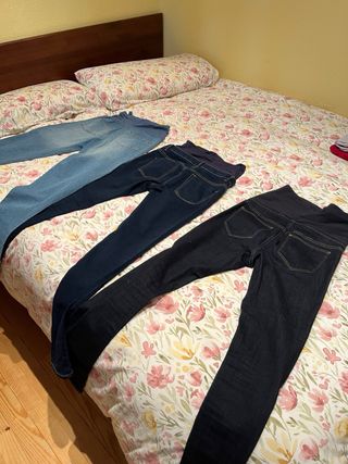 Pantalones premamá vaqueros