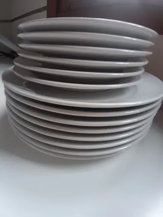 Vajilla Ikea Porcelana Blanca