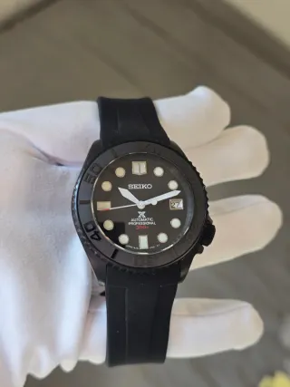 Seiko Mod DeepBlack NH35 Automático